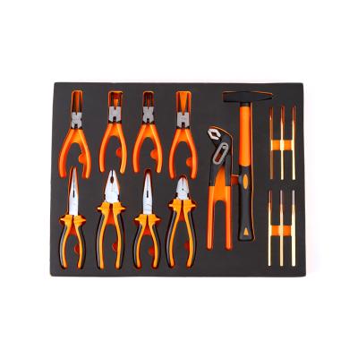 China 2021 New Design EVA Home Professional 16 Piece Tool Kit For Tool Trolley for sale