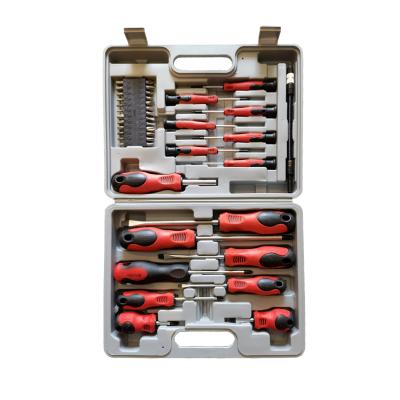 China Hot Selling Home Work 44pcs Screwdriver Tool Kit with Knock Case for Household.Finish Chrome for sale