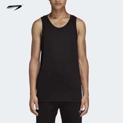 China Logo Fitness Yoga Sleeveless Breathable custom made high quality QUICK DRY plus size men's gym tank tops for sale