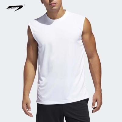 China Wholesale Gym Mens Muscle Shirt QUICK DRY Gym Clothing Bodybuilding Cotton Sleeveless Tank Tops for sale