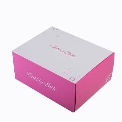 China Recycled Materials Color Printing Corrugated Kraft Folding Cardboard Medium Size Packaging Accessories Box for sale