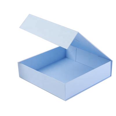 China Recycled Big Large Gift Box Custom Materials Magnet Closure Magnetic Paper Closure Recycled Folding Gift Box for sale