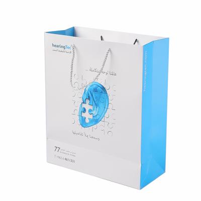 China China Recyclable Custom Shoe Box Paper Bag Gift Packaging High Quality Recyclable Paper Bag for sale