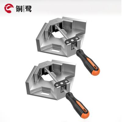 China Carpentry Clamping Tool KEGRET Glass Joiner Clips Woodworking Clamps 90 Degree Flange Picture Clamp Frame Right Angle Aluminum Vise Welding for sale