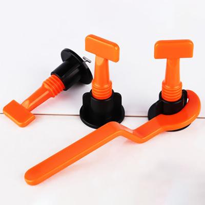 China 50pcs Modern Tile Leveler With Special Wrench Reusable Tile Leveling System Kits Tile Leveling Spacer DIY Set For Walls Building Floors for sale