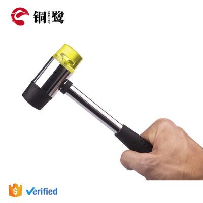 China Tile Hammer& Cover Steel Handle KEGRET Hammer 25/30/35/40/mm High Quality Rubber Hammer Installation Hammer For Woodworking DIY Tools for sale