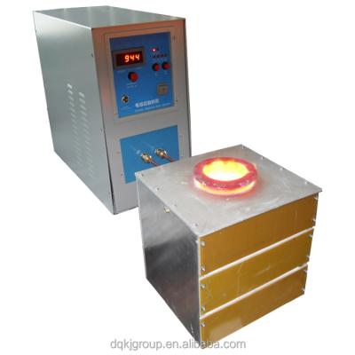 China Melting gold silver copper iron steel aluminum etc 2kg 1600 degree mini portable induction metal melting laboratory furnace for gold silver steel for sale