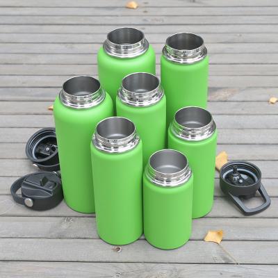 China Custom Business Private Label 32oz 1l Powder Coated Wide Mouth Double Walled Thermos Vacuum Insulated Stainless Steel Water Bottle for sale