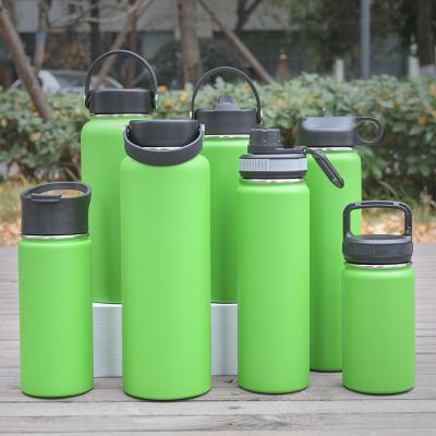 China Custom Reusable Hydroge Free Wide Gym Sports Bpa Business Mouth Stainless Steel Thermos Thermos Hot Insulated Water Bottle With Custom Logo for sale