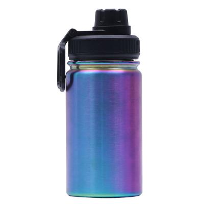 China Viable Online Sale 12OZ Mens Woman Adults Original Personalized Interesting Fancy Collapsible Water Bottle Stainless Steel BPA Free Water Bottle for sale