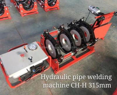 China CH-H315 HDPE Plastic Pipe Welding Hydraulic Welding Machine 90 - 315mm for sale