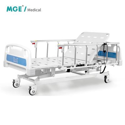 China Factory 3 Function Modern Patient ICU Bed Stainless Steel Adjustable Used Electric Medical Hospital Beds Price MGE-E-018 for sale