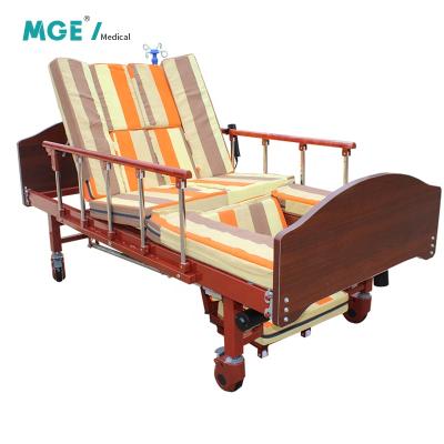 China Modern Multifunctional Electric Manual Home Care Care Hospital Bed With Toilet For Patient MG-E-060 for sale