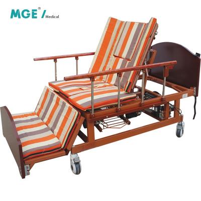 China Modern Wholesale Manual Multifunctional Elderly Patient Home Care Hospital Rotating Medical Bed With Toilet MG-E-061 for sale