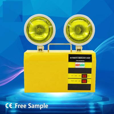 China Shingel energy-saving emergency light 2021 auto twin heads led light outdoor emergency LED emergency notlicht light for sale