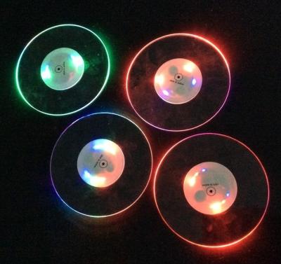 China Sustainable OEM LED Coaster For Party Holiday Festival for sale