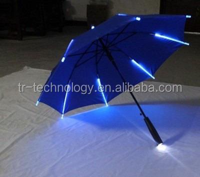 China Modern LED Meteor Shooting Star Lighting Umbrella Factory Price Cheap Outdoor Umbrella for sale