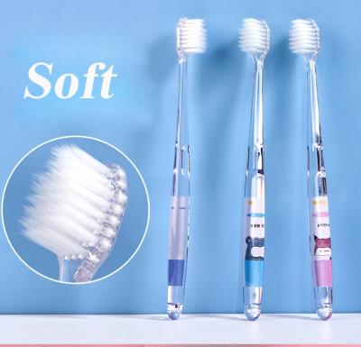 China high quality 0.12 mm soft bristle cheapest adult toothbrush with ISO/BSCI/BRC certification for sale