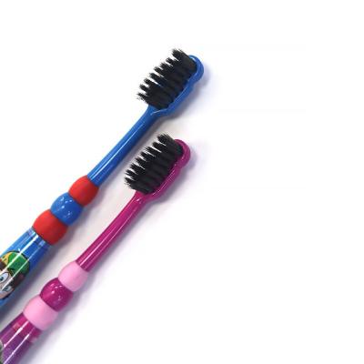 China Kids Toothbrush Kids Cartoon Soft Suction Gently Stiffen Smart Kids Custom Indidual Wrapped Toothbrush for sale