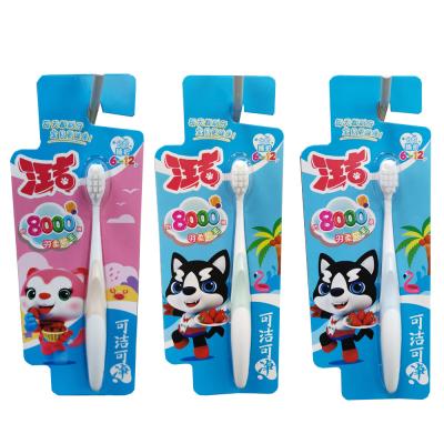 China Children's soft toothbrush children's toothbrush new 6-12 years old children stick care nano micro soft toothbrush for sale