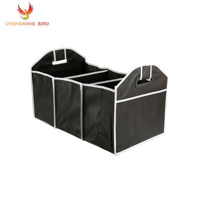 China Brief & Large Capacity Portability Color Car Trunk Organizer Simple Foldable Trunk Storage Box Durable Toy Car Organizer for sale