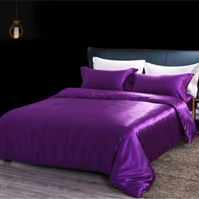 China Simple luxury design wholesale comforter hotel bed sheet cheap bedding a Four-piece bed set for sale