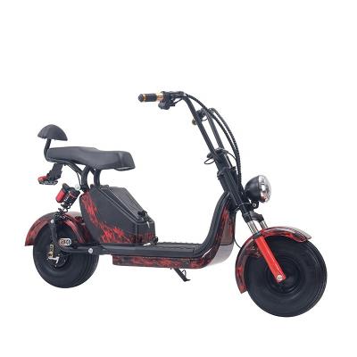 China 1000w 48v12ah/20ah lithium battery adult electric scooter mini citycoco children unisex foldable fat tire for sale