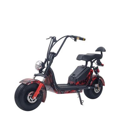 China 1000w 48v12ah/20ah lithium battery adult electric scooter mini citycoco children unisex foldable fat tire for sale