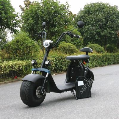 China Fat tire citycoco battery 1500w 2000w 60V 12ah/20ah electric scooter 15ah delivery removable electric scooter for sale