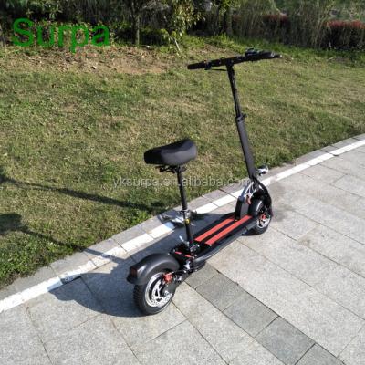 China new 350w 500w electric scooter 10inch lithium battery suspension foldable double tailg model/10inch electric skateboard motor for sale