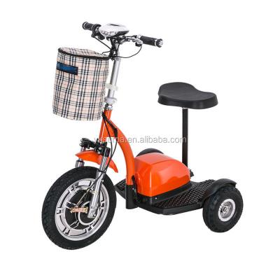 China Aluminum alloy 16*2.5 inch 36V48V lead acid battery front wheel motor three wheel electric bicycle with handlebar/electric city bike with seat for sale