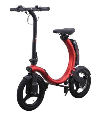 China 14inch aluminum alloy frame 250w 36v lion luxury battery e-bike electric ebike folding electric bike for sale