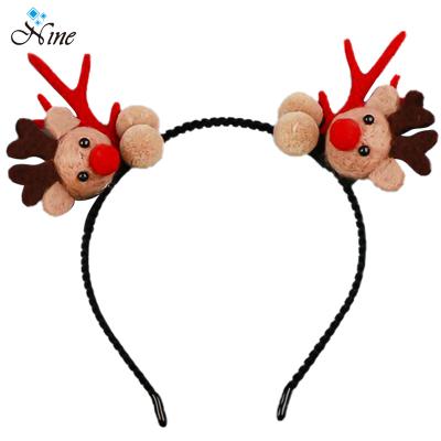 China Christmas Handmade Hot Selling Funny Headbands Party Girls Hair Accessories Festival Headbands for sale