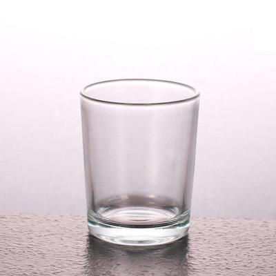 China Wholesale Home Decoration Jar Candles Glass Jar For Clear Custom Printed Candle Jars for sale