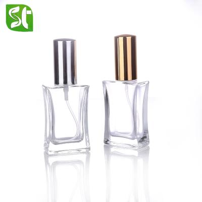 China Personal Care 50ml Mini Small Perfume Empty Spray Bottle Glass Perfume Clear for sale