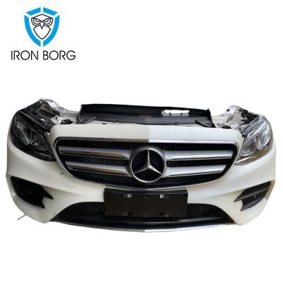 China Original Used Plastic Body Kit For Mercedes W213 E Class E200 E260 E300 E350 Front Bumper Assembly Complete With Grills LED Headlights for sale