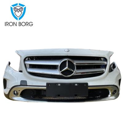 China Original Used Plastic Body Kit For Mercedes X156 GLA Class W156 GLA200 GLA220 GLA260 Front Bumper Assembly complete with grills 16-19 for sale