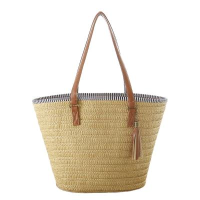 China High Quallity Eco Friendly Straw Beach Bag Handbags Shoulder Bag Tote Handbag for sale