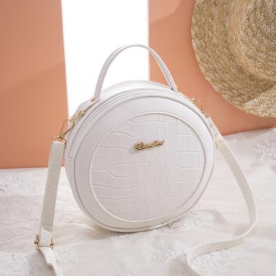 China Fashion Trend elegant round shoulder bag women's fashion new bucket Sling Bag Girl's bag handbag for sale