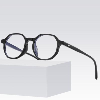 China Anti Light Blue Anti Light 2021 Blue Plastic Eyewear Optical Frames Anti Blue Light Glasses For Reading for sale