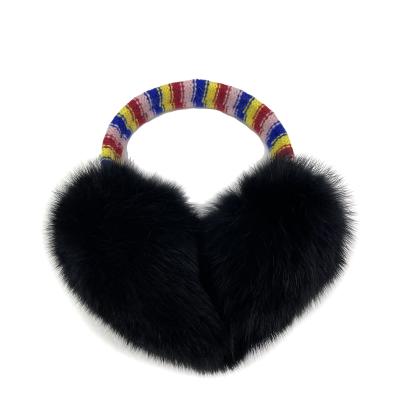 China Winter Warmer Earmuff High Quality Durable Using Various Black Comfortable Warm Plush Cute Earmuffs for sale