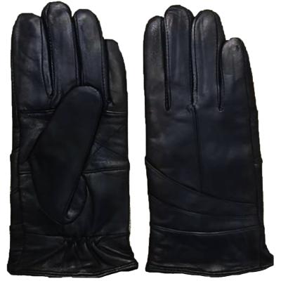 China Factory Supply Attractive Price Soft Gay Wholesale Leather Gloves Black 7S2019-144PF for sale