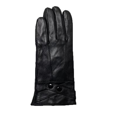 China Quality Appropriate Price Guaranteed Simple Soft Winter Women Dress Leather Gloves 7S8535PF for sale