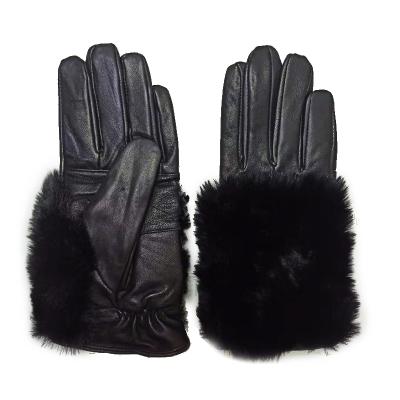 China Factory Wholesale Lady Winter Leather Hand Breathable Gloves Directly Purchase 7SIF8549PF for sale