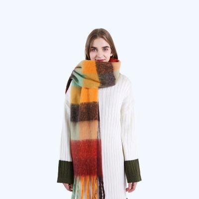 China Hot Wholesale Popular Fashion Oversize Design Men's Autumn And Winter Cashmere Scarf Luxury Scarf for sale