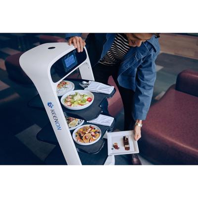 China Keenon Restaurant Food Delivery Robot Waiter Catering Artificial Intelligent Fully Autonomous Robot for sale