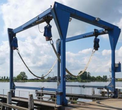 中国 AC380V 50HZ  Boat Lifting Gantry Crane High Strength Protective Sling Belts 販売のため