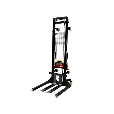 중국 Portable Small Loading 300kg Brick Lift Electric Truck Mounted Forklift Warehouse Load Elevator 판매용