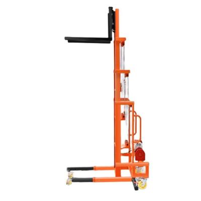 중국 1 Ton 0.5 Ton Hand Pallet Stacker / Manual Forklift Electric Straddle Stacker 판매용