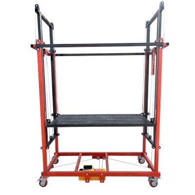 中国 Thickened Steel Pipe Electric Scaffold Lift Indoor And Outdoor Decoration 販売のため